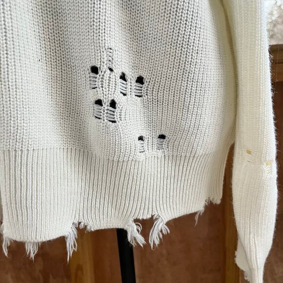 Revolve Lovers And Friends Women's Arlington Sweater In Ivory Size L - Picture 11 of 14